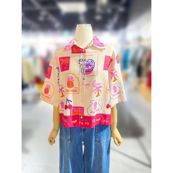 [여주점] 체리밤 올오버 블라우스 (BABLA4631)