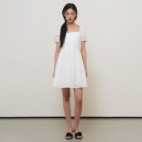 WOMAN 스퀘어넥 퍼프 미니 원피스 [WHITE] / GF2LOP523