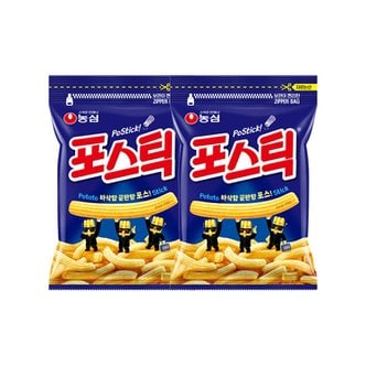  농심 포스틱 280g x 2개/ 감자 과자 대용량 지퍼팩