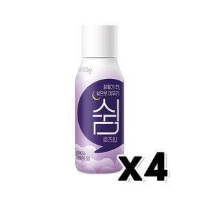 한국야쿠르트 쉼 로즈힙 요구르트건강음료 230ml x 4개