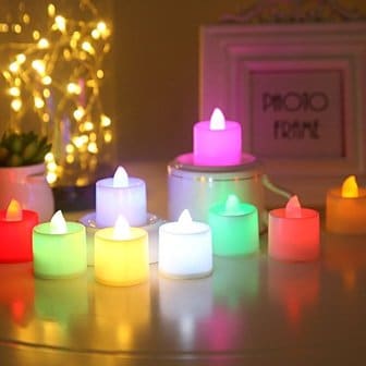  루아르모 LED초 촛불 옐로우 (WD76714)