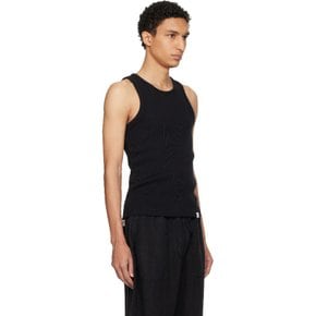 메르츠 비 슈바넨 블랙 아이코닉 골지 코튼 탱크탑 RIBTANK01 BLACK.99