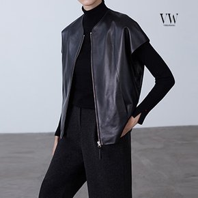 VW베라왕 23FW 나파 램스킨 베스트