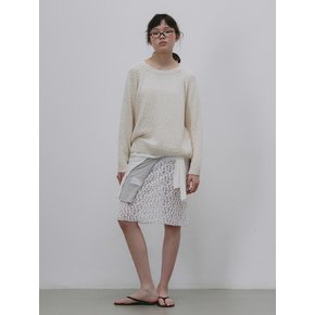 Cotton round knit (Ivory)