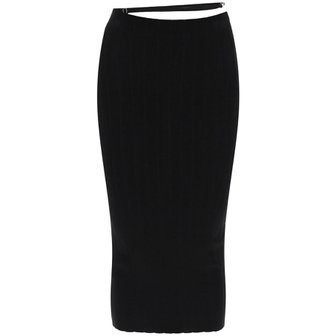 자크뮈스 Long skirt 241KN362 2358 BLACK