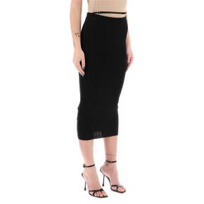 Long skirt 241KN362 2358 BLACK