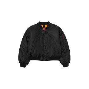 [시흥점] 여성 플라이트 세미 크롭 패딩 점퍼 블랙 SDFJPFO06BLK