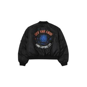 [시흥점] 여성 플라이트 세미 크롭 패딩 점퍼 블랙 SDFJPFO06BLK