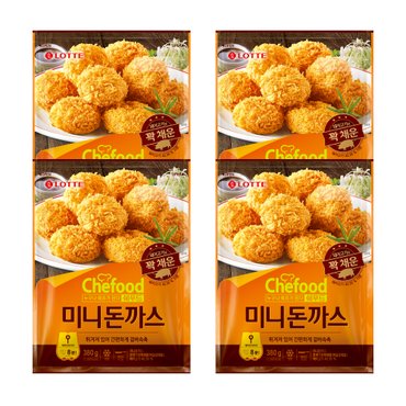 롯데웰푸드 [본사직영] Chefood 미니돈까스 380gx4개