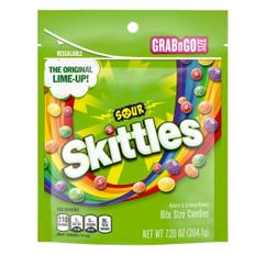 스키틀즈 사워 Skittles Sour 204g 지퍼백1봉