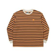 [공식]스트라이프 긴팔 티셔츠 BROWN