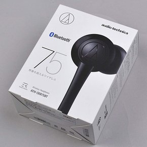 audio-technica ATH-CKR75BT BK 흑연 블랙 Bluetooth 이어폰 무선 이어폰 audio-technica