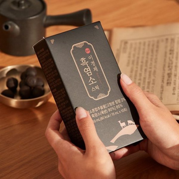 이경제 흑염소 스틱 15ml 30포 쇼핑백 선물세트 1박스