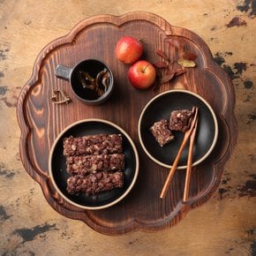 싸리재 국산 팥시루떡 [무설탕통팥 현미 찰떡240g] 식사대용떡 아침 팥떡 찰시루떡