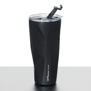 키친아트 텀블러 보온 보냉 휴대용 머그컵 블랙 600ml