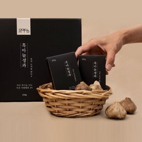 [묘미담] 흑마늘정과 절편 선물세트 국내산 200g (20g*10개) 1세트