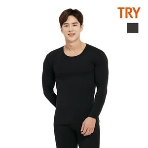 TRY [트라이] 남성 히트업 플러스 긴팔 상하 세트 G31