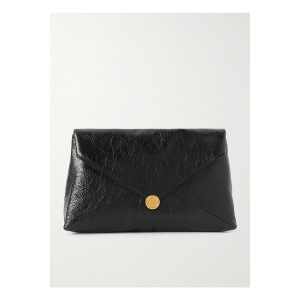 미디엄 텍스처 가죽 클러치 블랙 46376663162872421