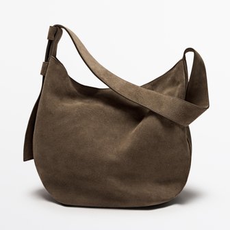  [Massimo Dutti Suede shoulder bag] 마시모두띠 스웨이드 숄더백 토트백