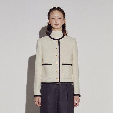 조셉앤스테이시 Boucle Tweed Jacket Ivory (0JSN3JK40101SM)[정가:349,800원]