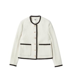 Boucle Tweed Jacket Ivory (0JSN3JK40101SM)[정가:349,800원]