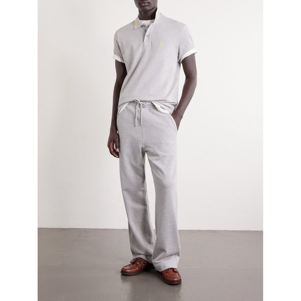 로고 자수 코튼 저지 폴로 셔츠 46376663163015912