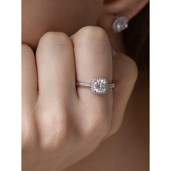 (실버925) 벨라 헤일로 반지 CR1881