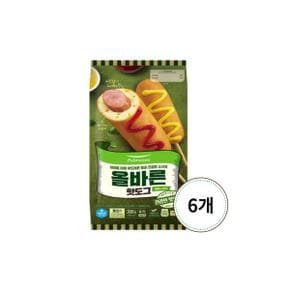 올바른핫도그 75g 4입 X 6개