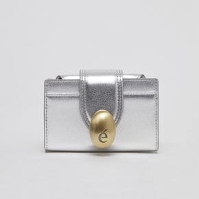 Egg lock wallet(Silver spoon)_OVADX24001SIV