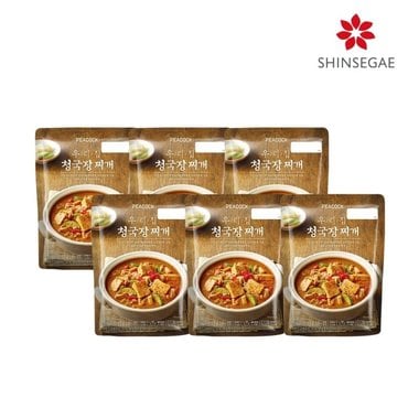 신세계 [피코크] 우리집 청국장찌개 500g x 6팩