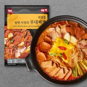 외갓집 다섯가지 햄과 소세지 듬뿍 부대찌개 1kg X 5팩