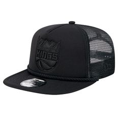 [해외] 1111615 뉴에라 모자 NBA 새크라멘토 킹스 Tone Foam Meshback Golfer Hat Black