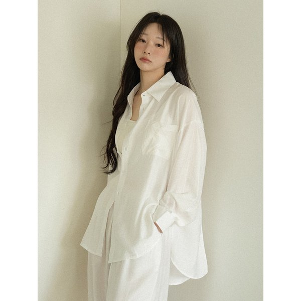 [블랜드] 퓨어 오버핏 셔츠 라운지웨어 5colors