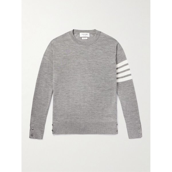 슬림핏 스트라이프 메리노 울 스웨터 1647597309955728