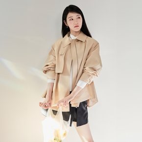 [25 S/S] 잇미샤 비죠 카라 숏 트렌치 ITP2ZBY700