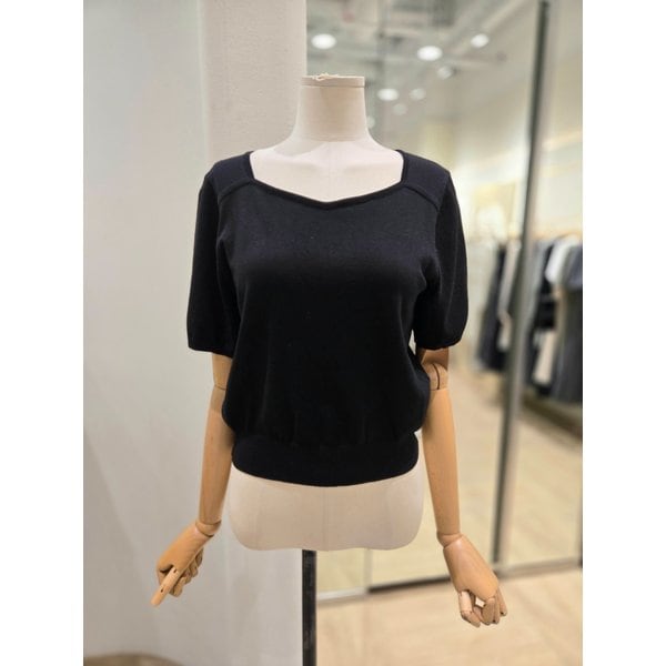 [부산점] 하트넥 니트 반팔 풀오버 (PS2KH961)