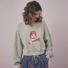 토랑이 기모 스웻셔츠_Tigerabbit sweatshirt_mint_Y3SWT02