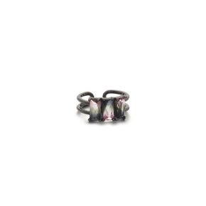 Night Jelly Bar Triple Line Ring