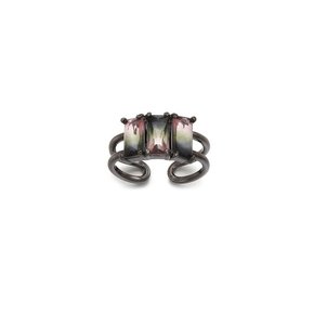 Night Jelly Bar Triple Line Ring