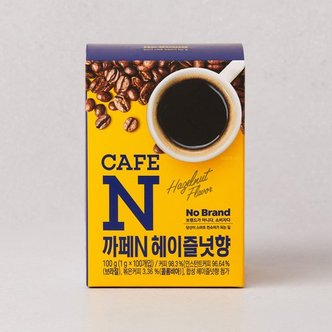 노브랜드 까페N헤이즐넛향1g*100입