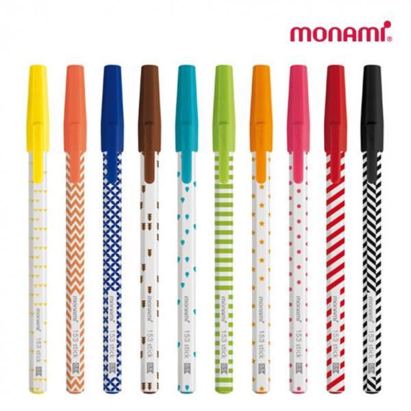 모나미 스틱 팝 볼펜 153 0.5mm X ( 15매입 )