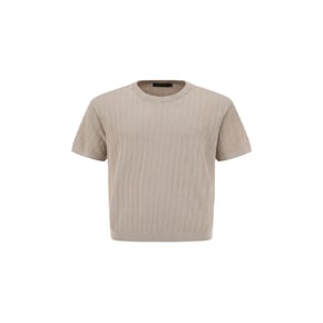 25S/S Premium 미라쿨 크로쉐 라운드넥 반소매 니트 3종 택1 [ADF2ER1801]