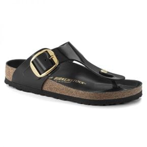 우먼 Birkenstock 지제 빅 버클 천연가죽 패턴트 에나멜 - Nappa Glamour 1021467