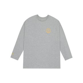 COIN LOGO BASIC T-SHIRT_MELANGE GREY