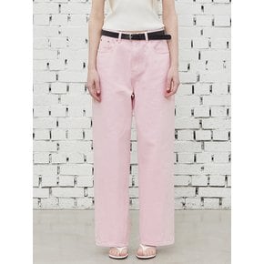 SEMI-WIDE JEANS SEASHELL PINK_UNISEX