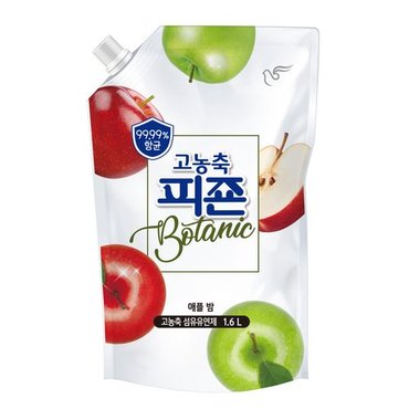 피죤 고농축  섬유유연제 보타닉 1600mL 애플밤