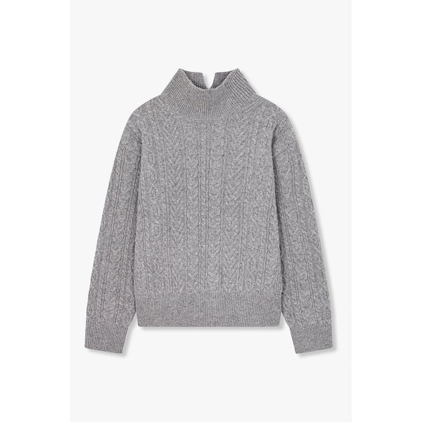 하이넥 케이블 니트 풀오버 7225450001170