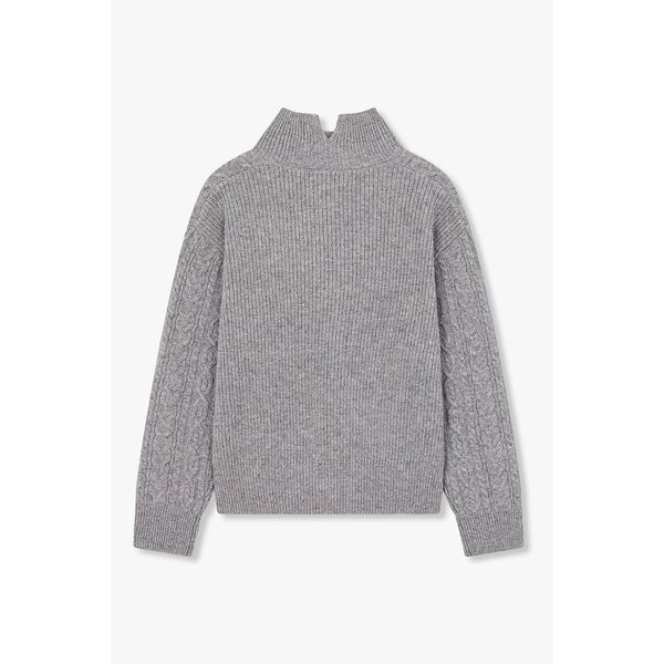 하이넥 케이블 니트 풀오버 7225450001170