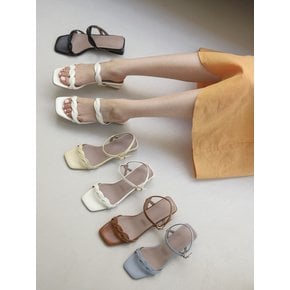 Slim weaving sandal(3cm,4colors)