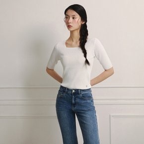 [25 S/S] 잇미샤 스퀘어넥 니트 탑 ITP4ZPO730